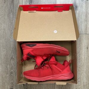 Men’s PUMA Enzo 2 Uncharged Sneakers Red Size 11.5 w/ Box